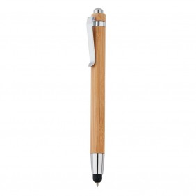 Bambusowy długopis, touch pen - P610.509