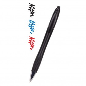 Długopis, touch pen, wielokolorowy wkład - V1935-03