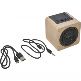Drewniany głośnik bezprzewodowy 3W - V0338-16