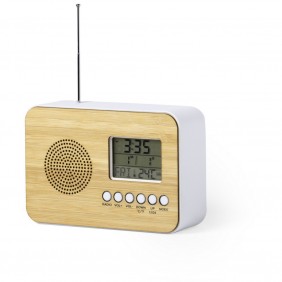 Zegar na biurko z alarmem, radio - V0367-16