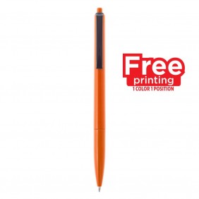 Długopis wykonany z wysokiej jakości połyskującego tworzywa - V1629-07