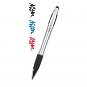 Długopis, touch pen, wielokolorowy wkład - V1935-32