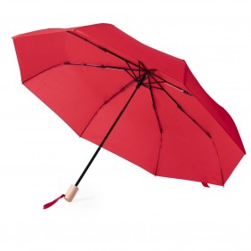 Wiatroodporny parasol manualny RPET, składany - V0762-05